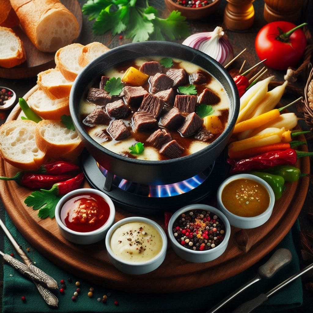 Fondue bourguignonne : recette facile et rapide 2024 Fondue bourguignonne : recette facile et rapide 2024