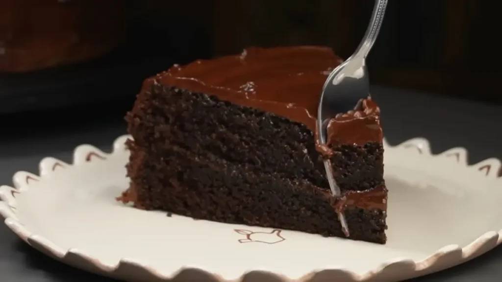 gâteau au chocolat décadent